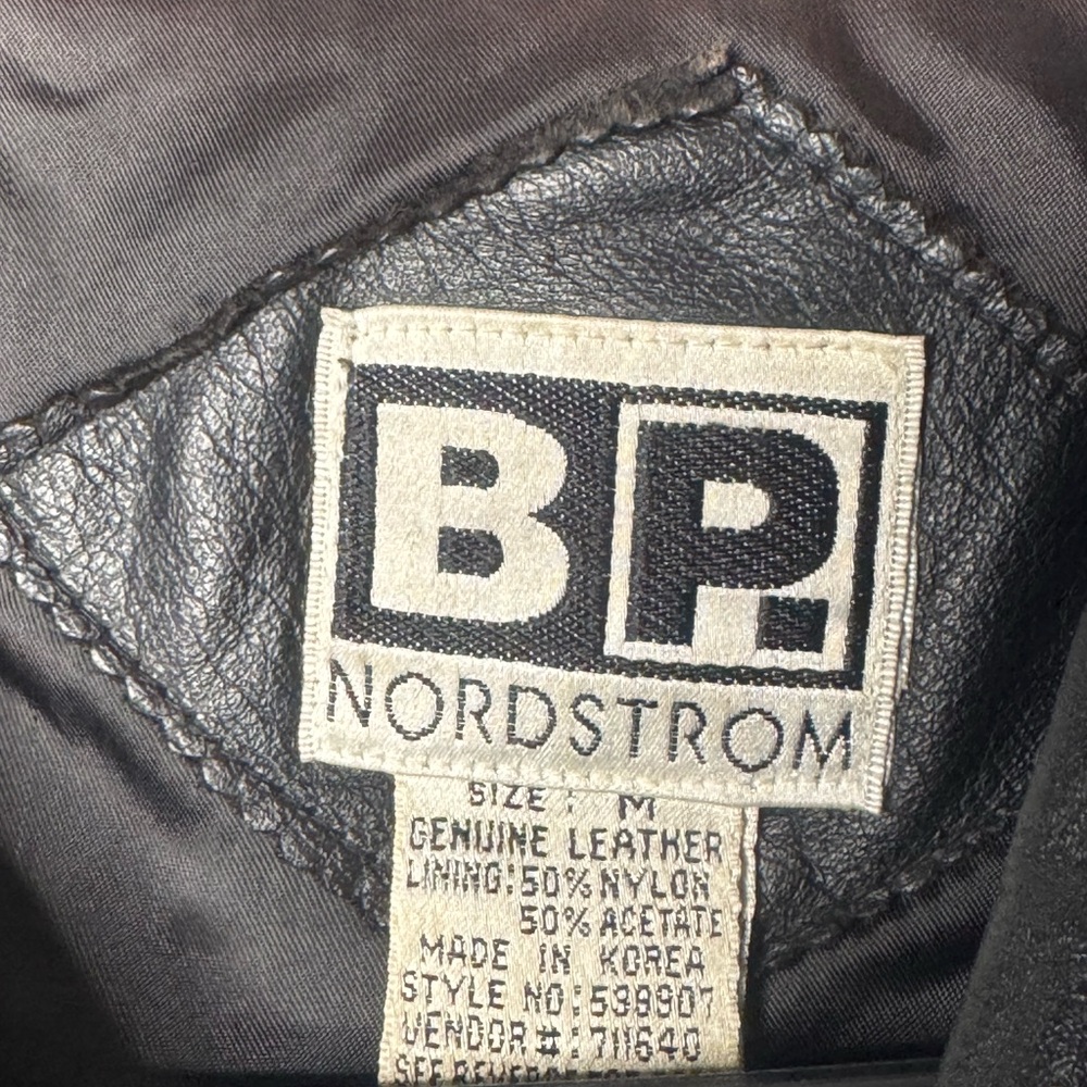 BP Classic Black Leather Jacket - Picture 4 of 16